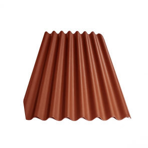 Eternit Agro XL Bezazbesta šīferis, 2500x1130mm, 8 viļņi, sarkana
