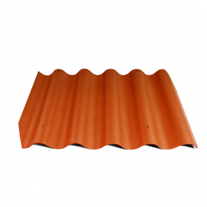 Eternit Gotika Bezazbesta šīferis, 585x920mm, 5 viļņi, ķieģeļu sarkana