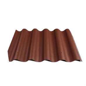 Eternit Gotika Bezazbesta šīferis, 585x920mm, 5 viļņi, ķiršu sarkana