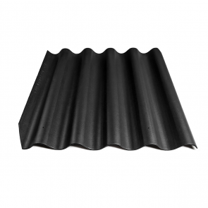 Eternit Villa Bezazbesta šīferis, 875x920mm, 5 viļņi, melna