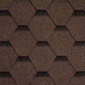 Mida Rock Hexagonal Битумная черепица 3 м2 Brūns