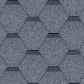 Mida Rock Hexagonal Bitumena šindelis 3m2 Pelēks