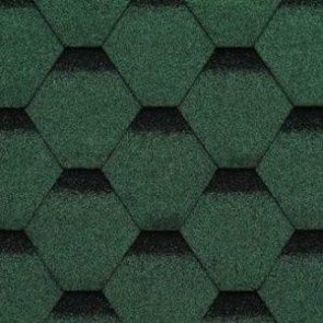 Mida Rock Hexagonal Битумная черепица 3 м2 Zaļš