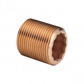 Viega Ниппель с удлинённой ненарезной частью 1/2 collas x100mm, bronza