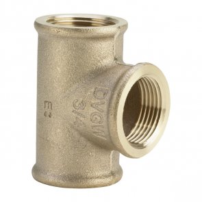 Viega Тройник, внутренняя резьба, бронза, 3/8x3/8x3/8 collas, bronza