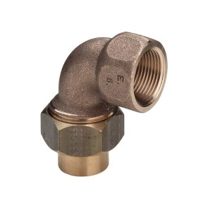 Viega Переходное винтовое соединение 90°, внутренняя резьба , 22mm x 3/4 collas, bronza