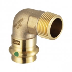 Viega Sanpress Переходное колено 90°, внешняя резьба , 18mm x 1/2 collas