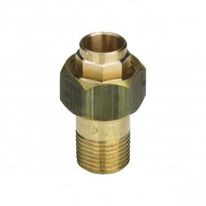 Viega Переходное винтовое соединение, внешняя резьба , 15mm x1/2 collas, bronza