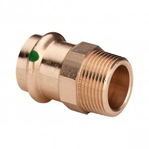 Viega Sanpress Переходник, внешняя резьба , 15mm x 1/2 collas