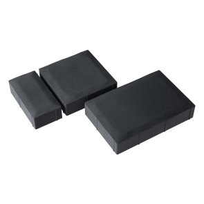 Stoneroc Hansa 60 bruģis, 400x300x60mm, melns, 11.52m2 (palete)