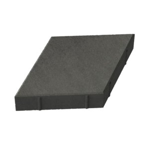 Stoneroc Romb 60 bruģis, 200x200x60mm, melns, 8.7m2 (palete)