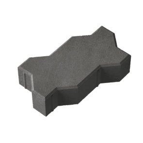 Stoneroc Uni 80 bruģis, 225x112.5x80mm, melns, 9m2 (palete)