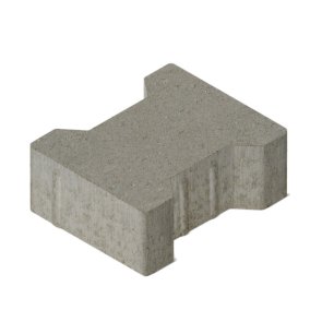 Betono Mozaika Bruģis Tavr 8B 200x165x80mm, pelēks, 8.86m2 (palete)