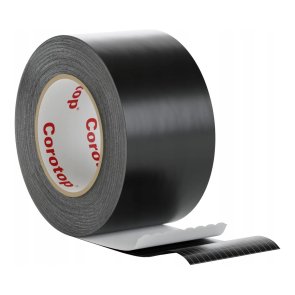 Corotop UV Melna, UV izturīga armētā līmlente, 60mm x 25m