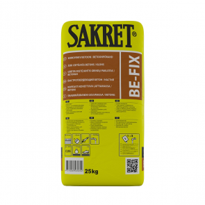 Sakret BE-FIX Ātri cietējoša betona grīda/betons, C25, 25kg