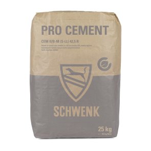 Schwenk PRO CEMENT Kompozītais portlandcements CEM II/B-M (S-LL) 42.5 R, 25kg