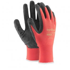 Wolf Ogrifox Перчатки CRC с латексным покрытием, красные 9.izm.