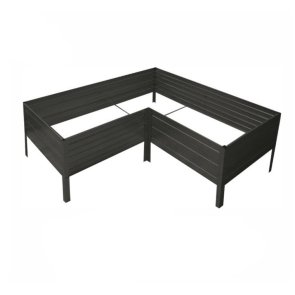 Baumera Klasika Garden L - Veida Paaugstinātā dārza dobe, 150x150x30cm, krāsota