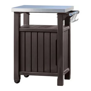 Keter Unity Многофункциональный сундук со столешницей для гриля 105L brūna