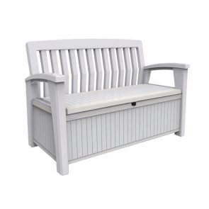 Keter Patio Садовая скамейка – ящик для вещей 227 л, белый