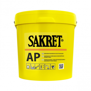 Sakret AP 1.5мм - Готовая к применению, тонируемая декоративная штукатурка 25кг