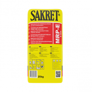 Sakret MRP-E Минеральная декоративная штукатурка (дождик) 3mm, 25kg