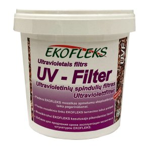 Ekofleks UV-Filter Piedeva Ekofleks mozaīkas apmetumu ekspluatācijas laika pagarināšanai, 0,5kg