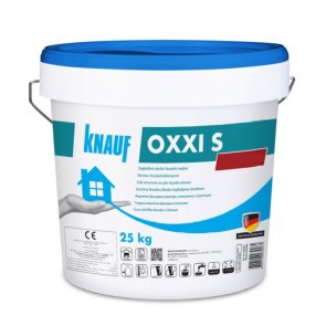 Knauf Oxxi S Dekoratīvais siloksāna apmetums, biezpiens, bāze A, 1.5mm, 25kg