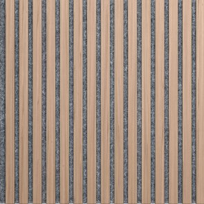 ILLI Marcato Акустическая стенная панель, фанерованная, серый фетр , 600x600x18mm, rieksts