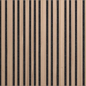 ILLI Tremolo Акустическая стенная панель, фанерованная, чёрный фетр , 600x600x18mm, rieksts