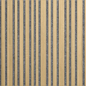 ILLI Tremolo Акустическая стенная панель, фанерованная, серый фетр , 600x600x18mm, ozols