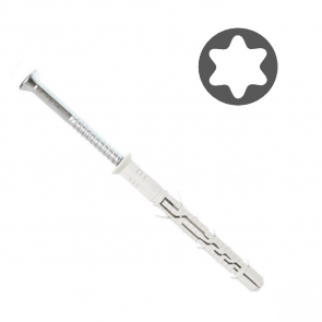 Wkret-met Нейлоновый фасадный анкер KPR-Fast-S, Torx Wkret-met Neilona fasādes enkurs ar skrūvi KPR-Fast-S, Torx, 10x140mm (25gab)