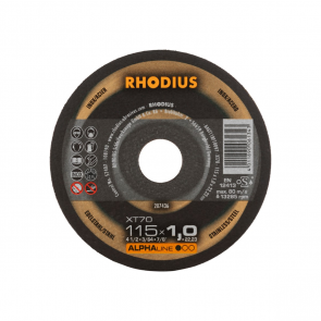 Rhodius отрезной диск по металлу XT70 , 115x1x22.2mm