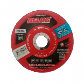 Delog отрезной диск по металлу 125x1x22.2mm