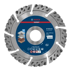 Bosch EXPERT Multi Material Dimanta griezējdisks, mazām leņķa slīpmašīnām, 125x22.23mm, 2608900660