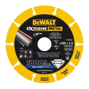 DeWalt Extreme режущий диск по металлу 125x22,23x1,3 мм