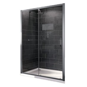 Huppe X1 Душевая дверь, раздвижная, серебристый профиль, прозрачное стекло AP , 100x190cm