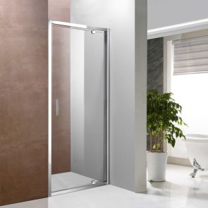 Vento Napoli Душевая дверь, хромированный профиль, прозрачное стекло Easy clean , 80x195cm