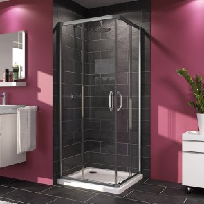 Huppe X1 Квадратная душевая кабина без поддона, серебристый профиль, прозрачное стекло AP , 90x90x190cm