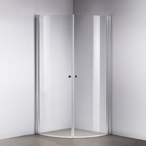 Vento Napoli Душевая кабина без поддона, хромированный профиль, прозрачное стекло Easy clean , 90x90x195cm