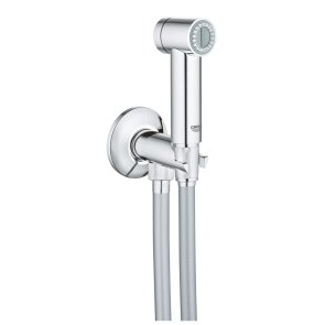 Grohe Sena Trigger Spray 35 Комплект душевой лейки с запорным вентилем и выходом из стены Grohe Sena Trigger Spray 30 Dušas klausules komplekts, ar noslēdzošo ventili un izvadu no sienas, 1250mm, hroms