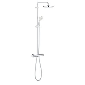 Grohe Tempesta System 210 Dušas sistēma ar termostatu, rokas duša Tempesta 100, 3 režīmi, hroms