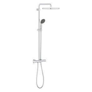 Grohe Vitalio Start System 250 Cube Dušas sistēma ar termostatu, rokas duša Vitalio Start 100, hroms