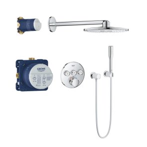 Grohe Grohtherm SmartControl Rainshower 310 Iebūvējama dušas sistēma ar termostatu, hroms