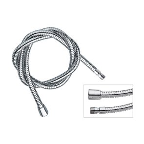 Remer Душевой шланг для смесителя на краю ванны , 200cm, hroms