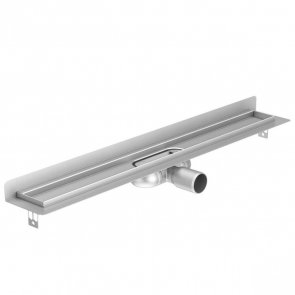 Aco ShowerDrain C, Dušas kanāls ar vertikālu atloku, H=65mm, 112x585mm