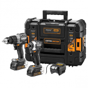 DeWalt 18V Mclaren Limited Edition Instrumentu komplekts DCF85M+DCD85M (+2x1.7Ah, lādetājs, koferis) DCK200ME2GT-QW