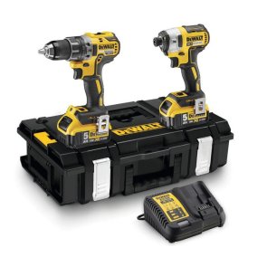 DeWalt Набор из двух инструментов, 18 В XR (+2X5.0Ah, lādētājs, koferis)