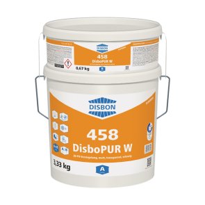 Disbon DisboPUR W 458 PU-AquaSiegel Матовый двухкомпонентный лак для эпоксидных покрытий 4kg