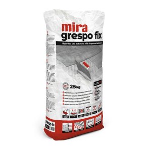 Mira Grespo Fix Elastīga flīžu līme (C2TE S1), pelēka, 25kg